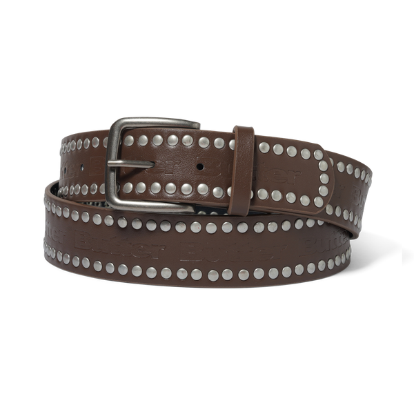 Butter Goods Studded Belt, Brown