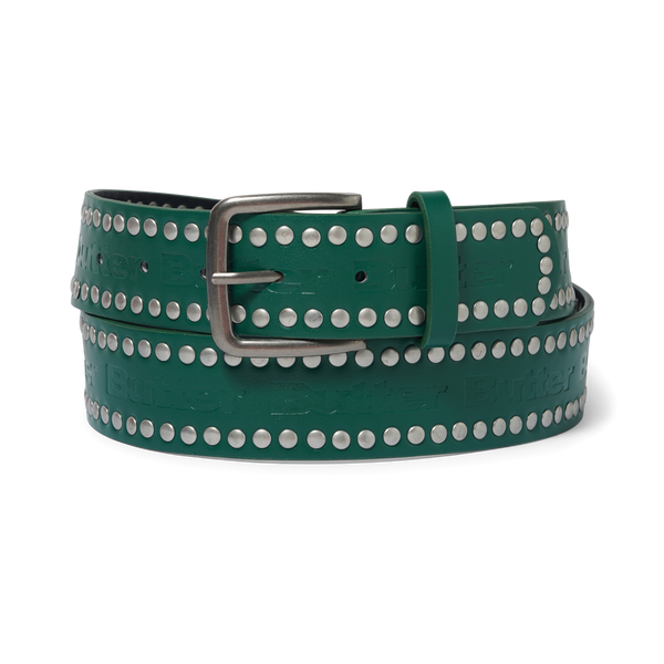 Butter Goods Studded Belt, Green