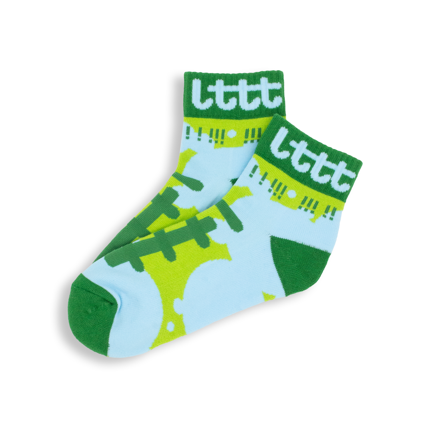 LTTT Socks, Blue / Green