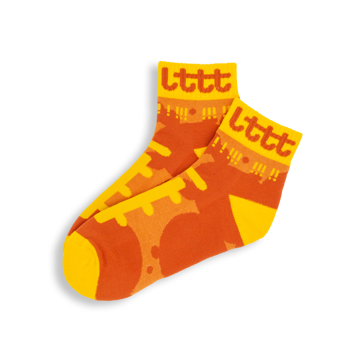 LTTT Socks, Orange / Yellow