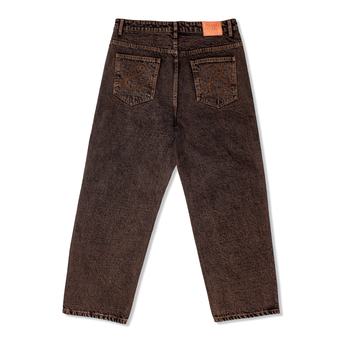 Denim Ranger Jeans, Brown Acid Wash