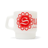 Sun Ra Glass Mug, White
