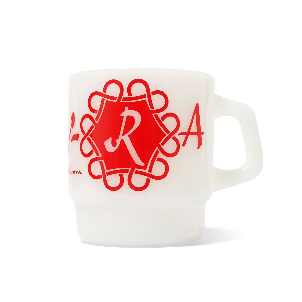 Sun Ra Glass Mug, White