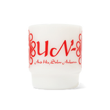 Sun Ra Glass Mug, White