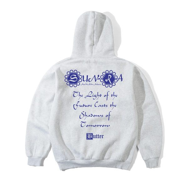 Butter Goods Sun Ra Pullover Hood, Ash Grey