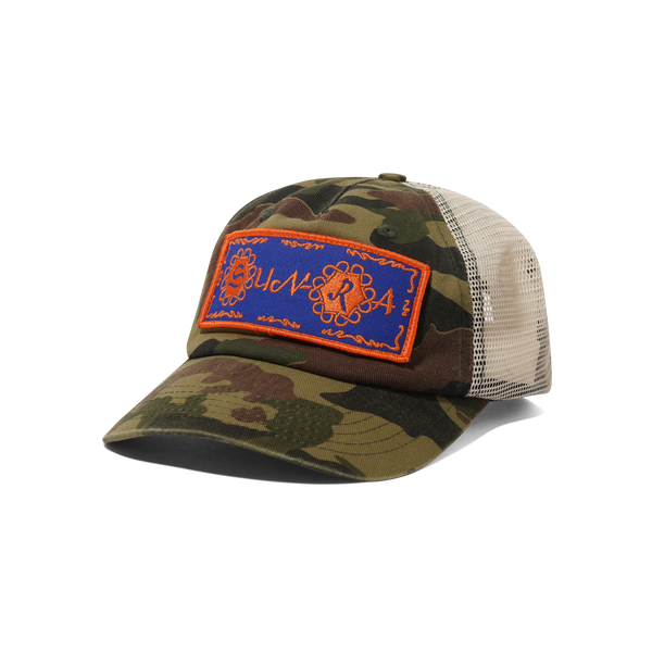 Butter Goods Sun Ra Trucker Cap, Camo