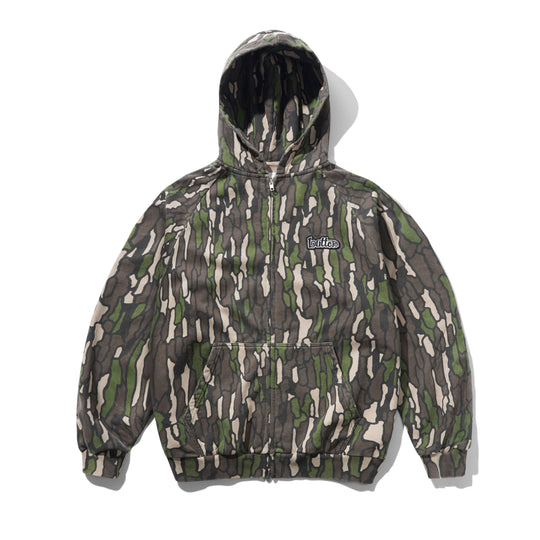 Swirl Zip-Thru Hood, Camo