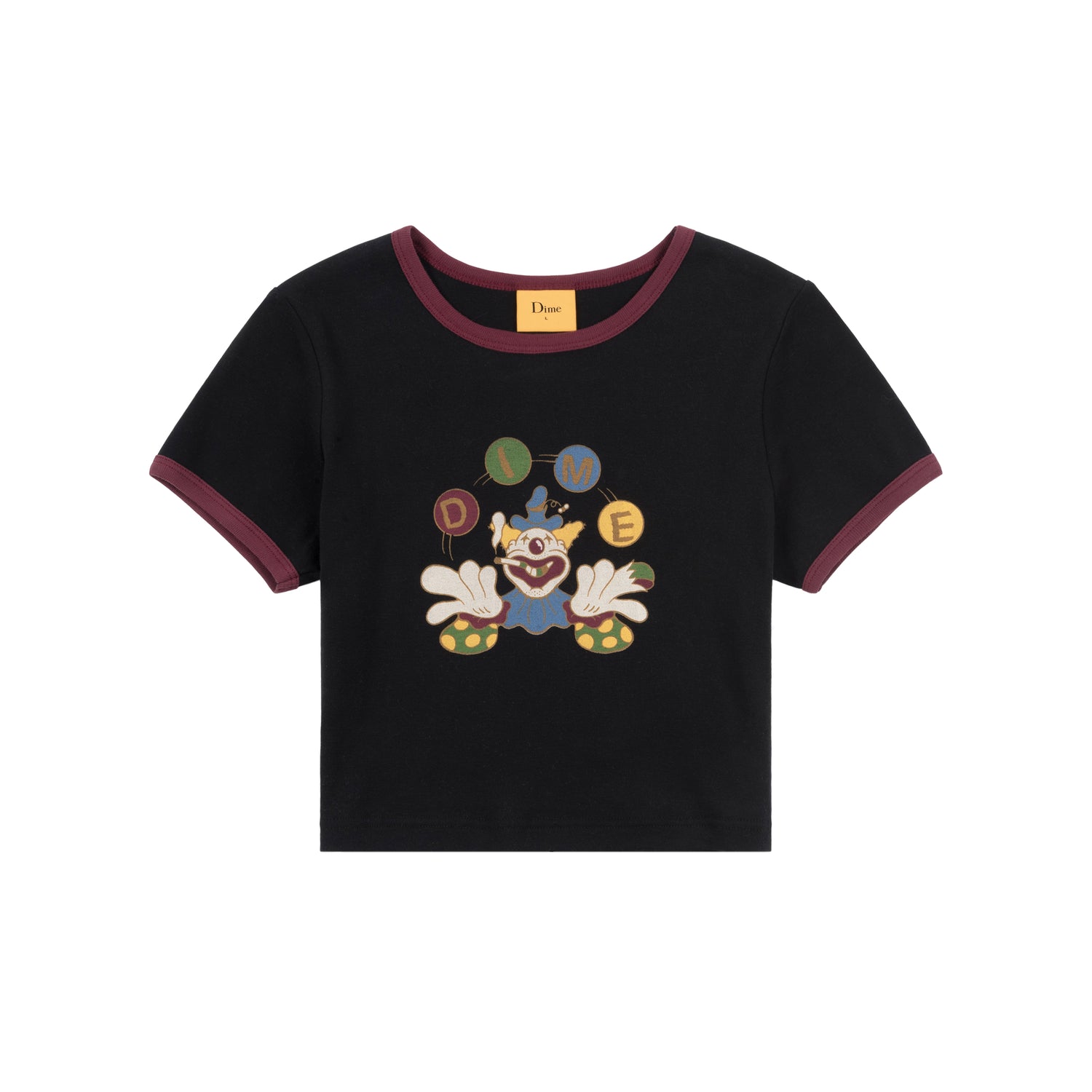 Carnival Baby Tee, Black