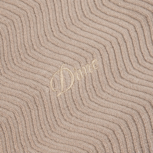 Dime Wave Cable Knit, Tan
