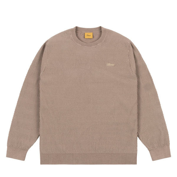 Dime Wave Cable Knit, Tan