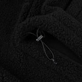 Polar Fleece Sherpa Zip, Black