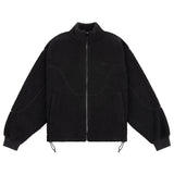 Polar Fleece Sherpa Zip, Black