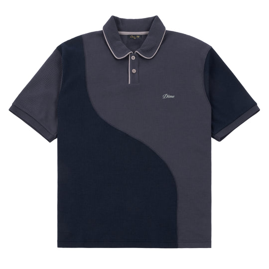 Waffle Polo, Indigo