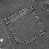 Stonewash Button Up, Black Washed
