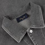 Stonewash Button Up, Black Washed