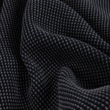 Premium Waffle Zip Hoodie, Faded Black