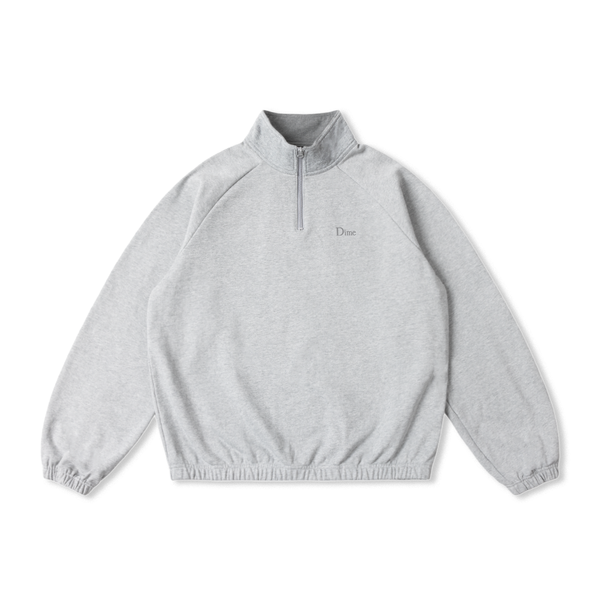 Dime Classic Terry Quarter Zip, Heather Gray