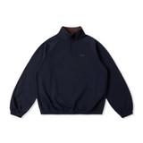 Classic Terry Quarter Zip, Navy