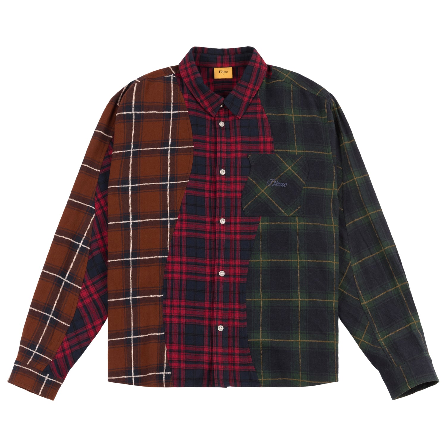 Triple Plaid Shirt, Multi