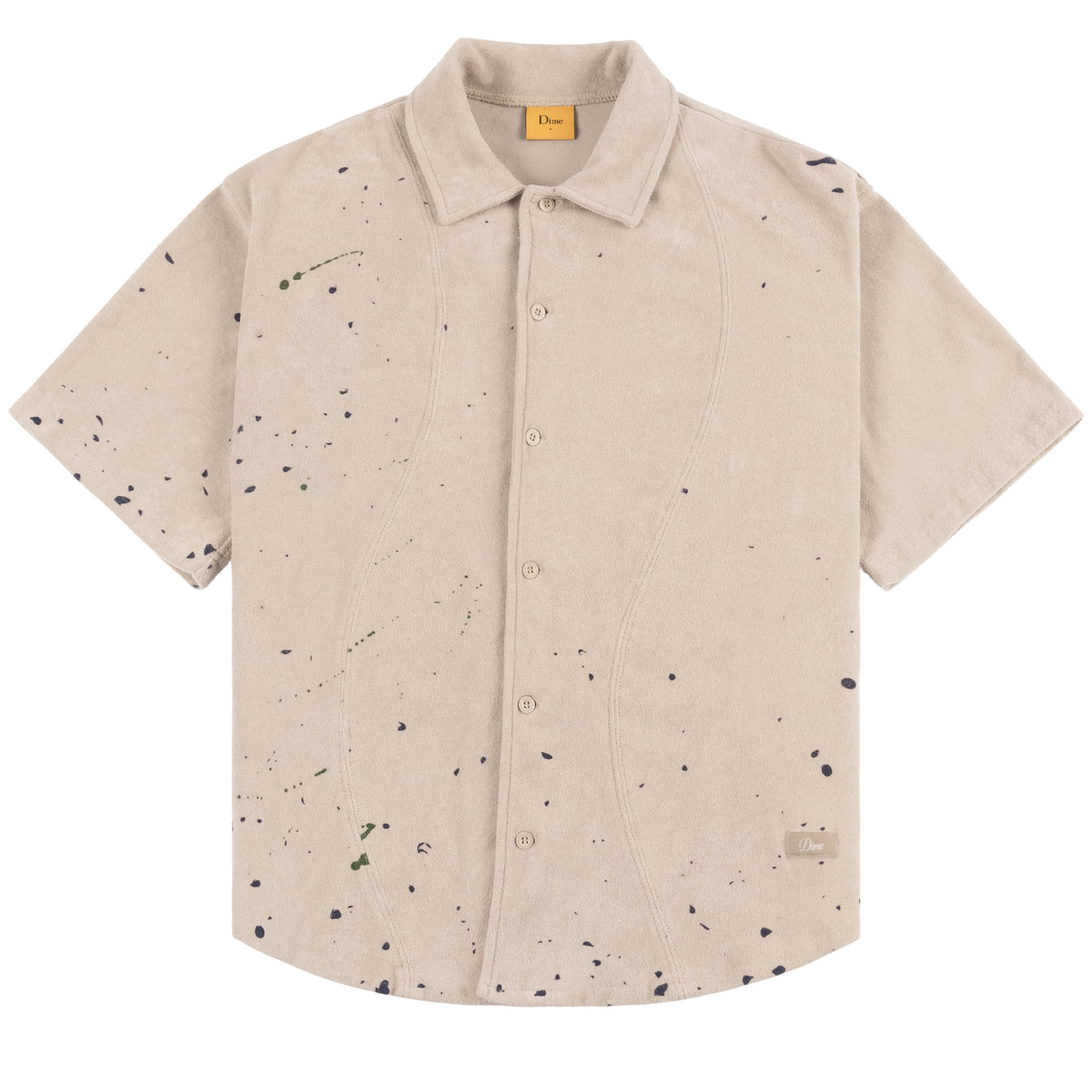 Terry Cloth Shirt, Painted Tan