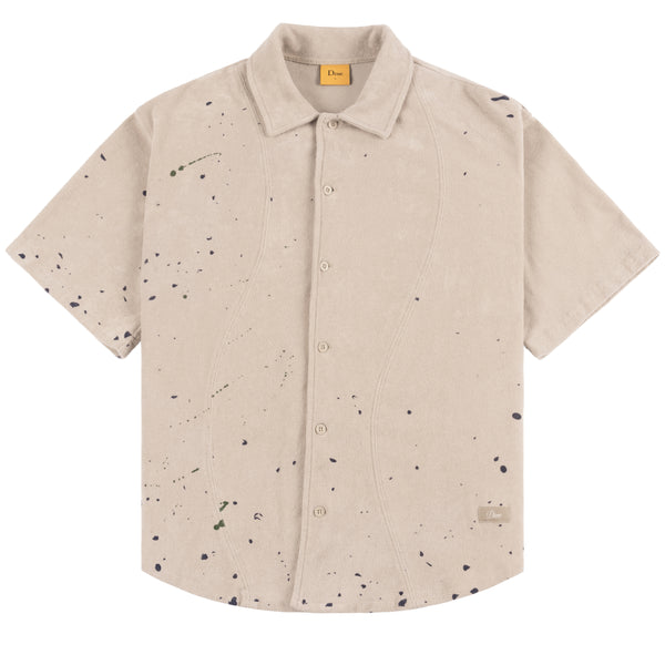 Dime Terry Cloth Shirt, Painted Tan