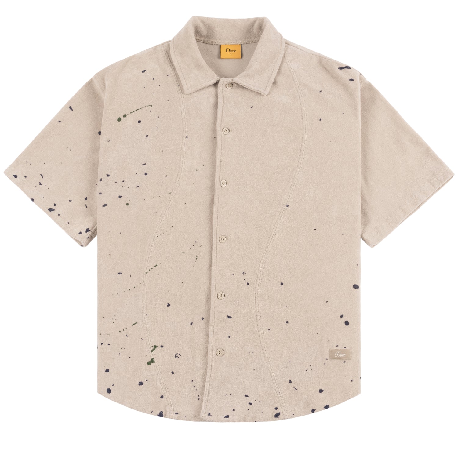 Terry Cloth Shirt, Painted Tan