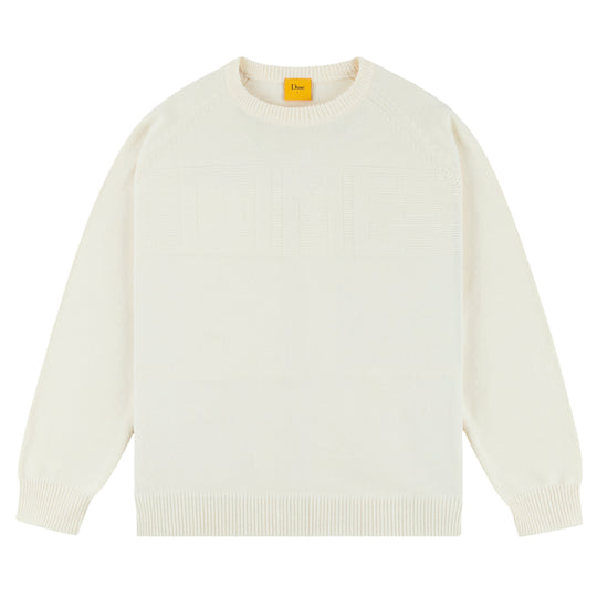 Tonal Light Knit Sweater, Off White