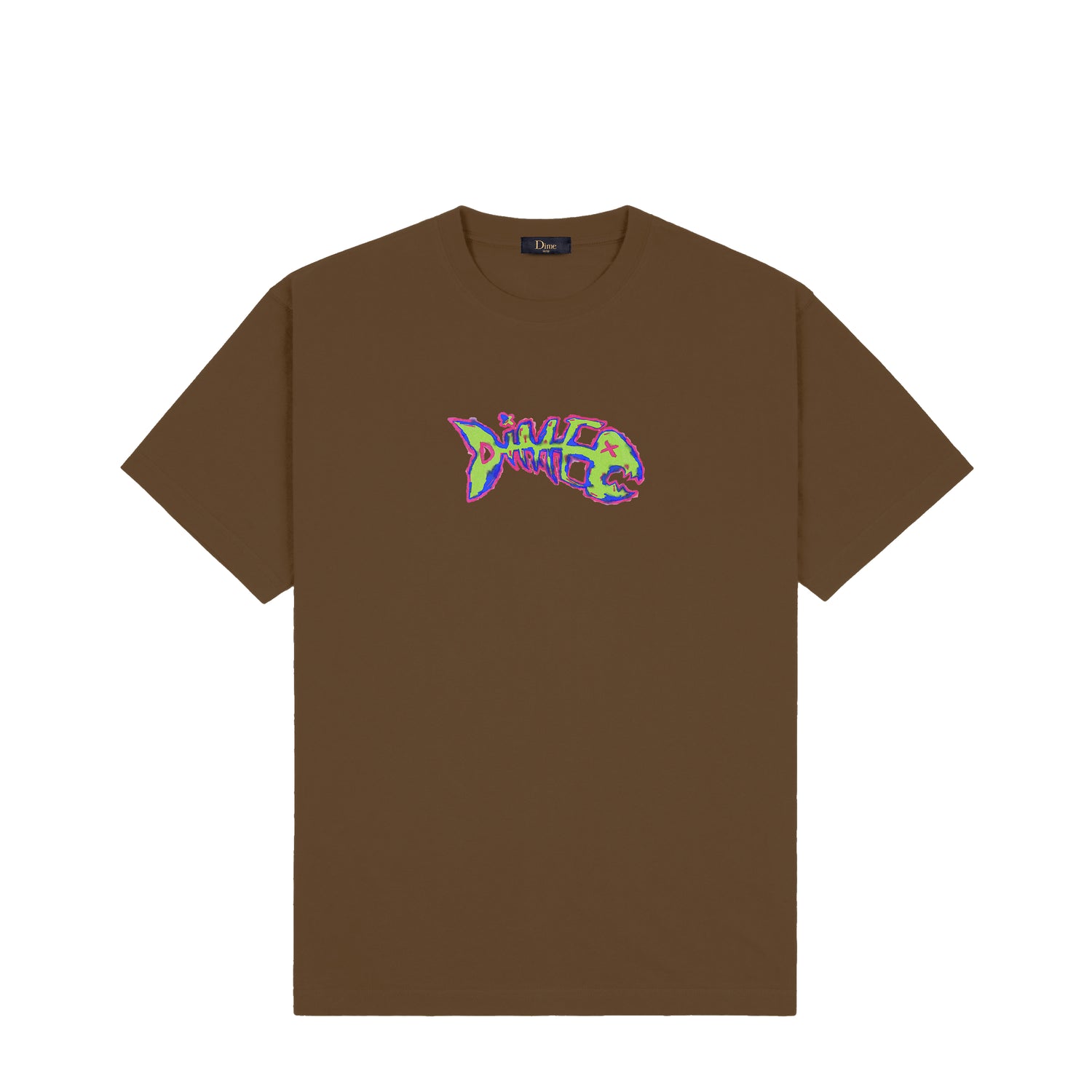 Bones Tee, Dark Brown