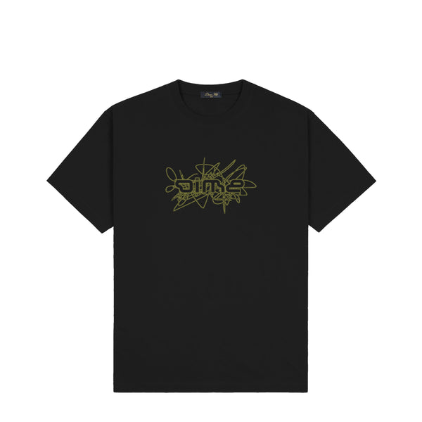 Dime Glyph Tee, Black