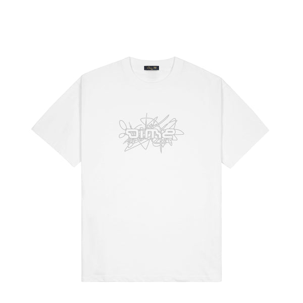 Dime Glyph Tee, White