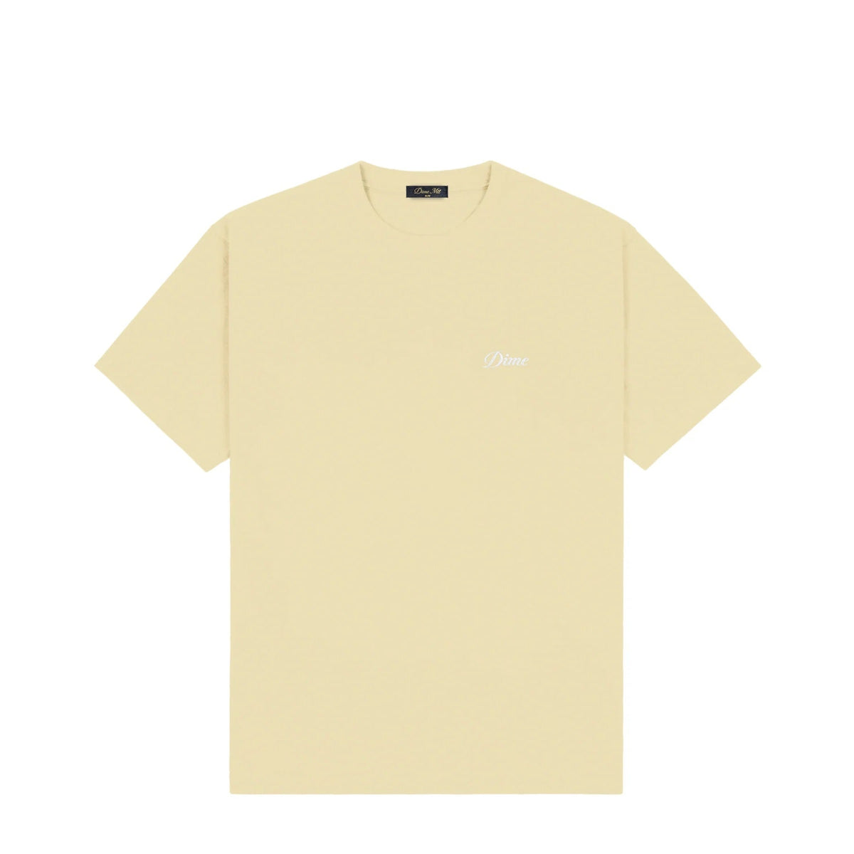 Cursive Small Logo Tee, Cloud Cream