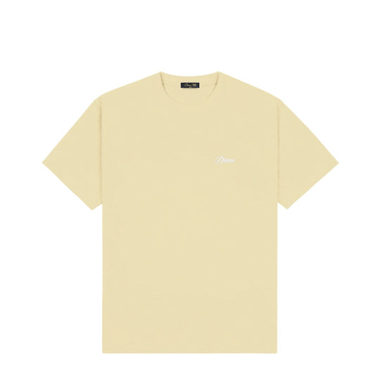 Cursive Small Logo Tee, Cloud Cream