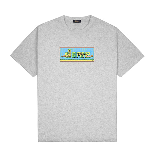 Dime World Tee, Heather Grey
