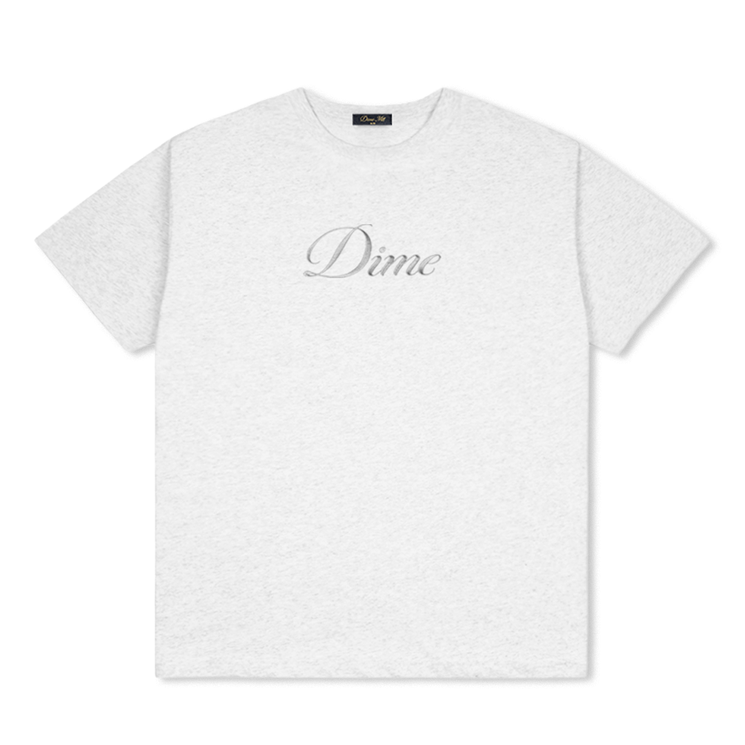 Cursive Tee, Ash