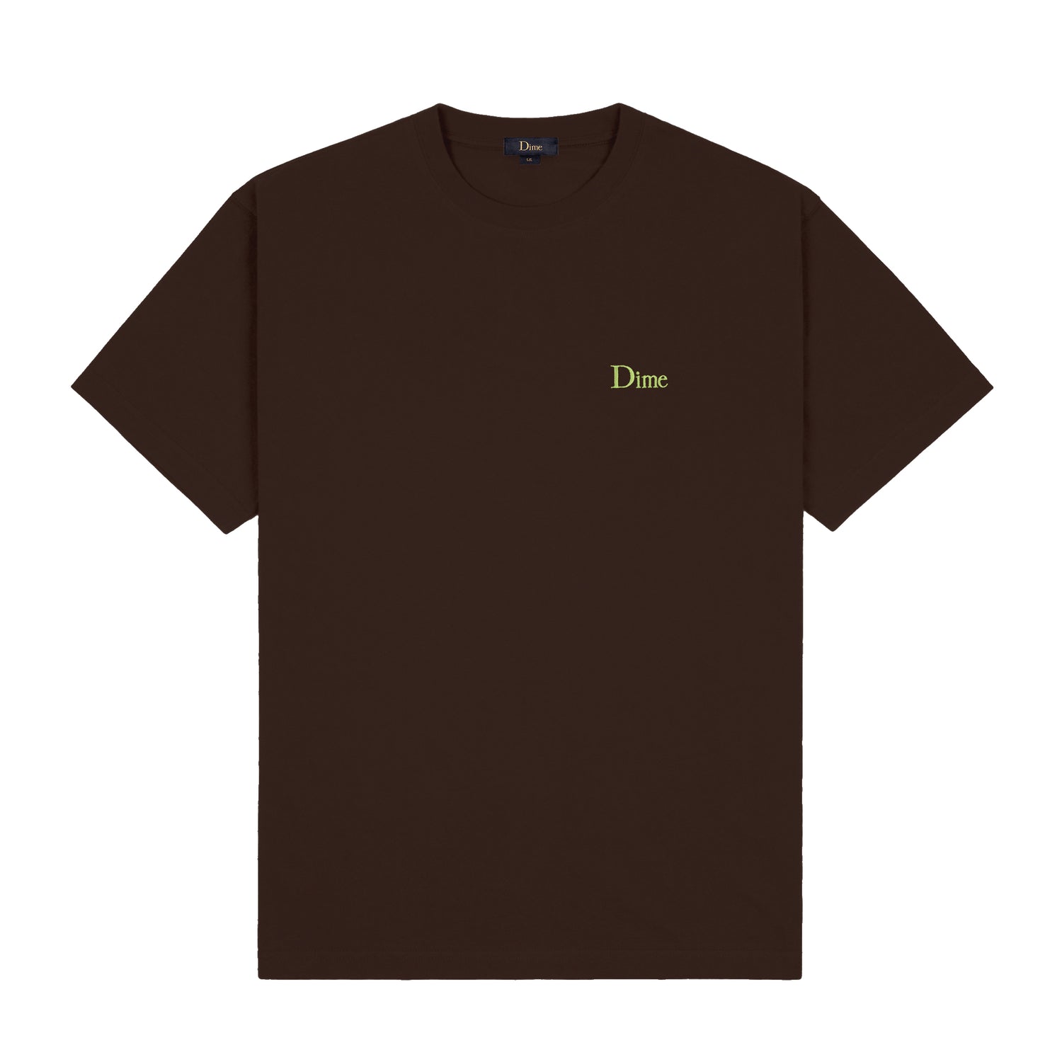 Classic Small Logo Tee, Deep Brown