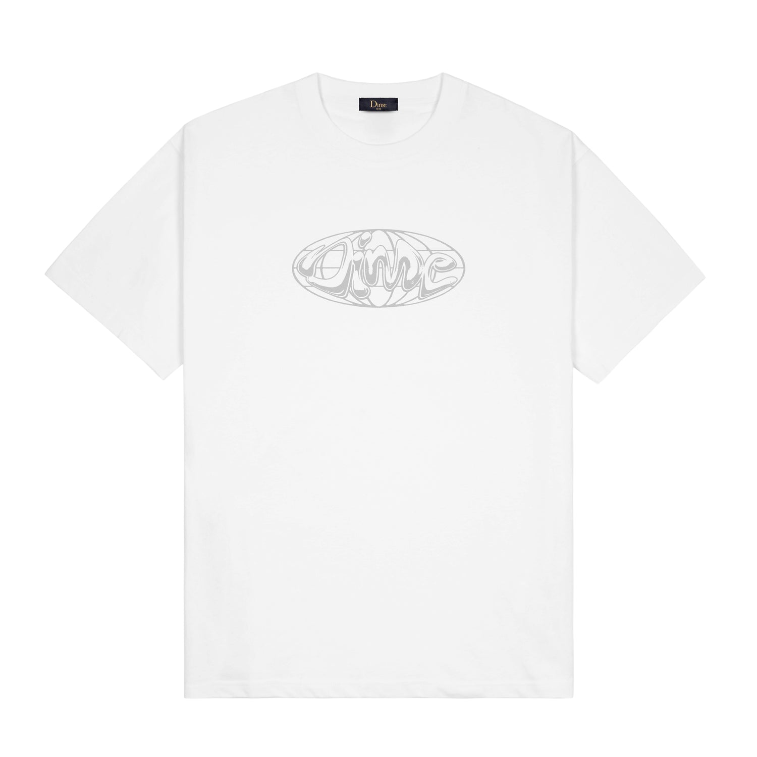 Globe Tee, White