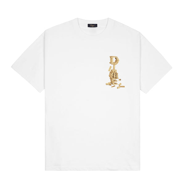 Dime Blocks Tee, White 