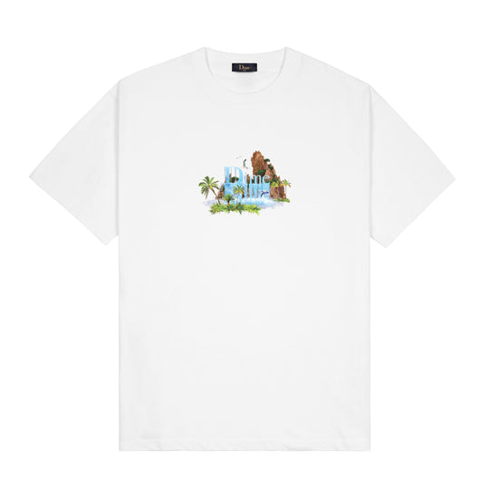 Classic Waterfall Tee, White