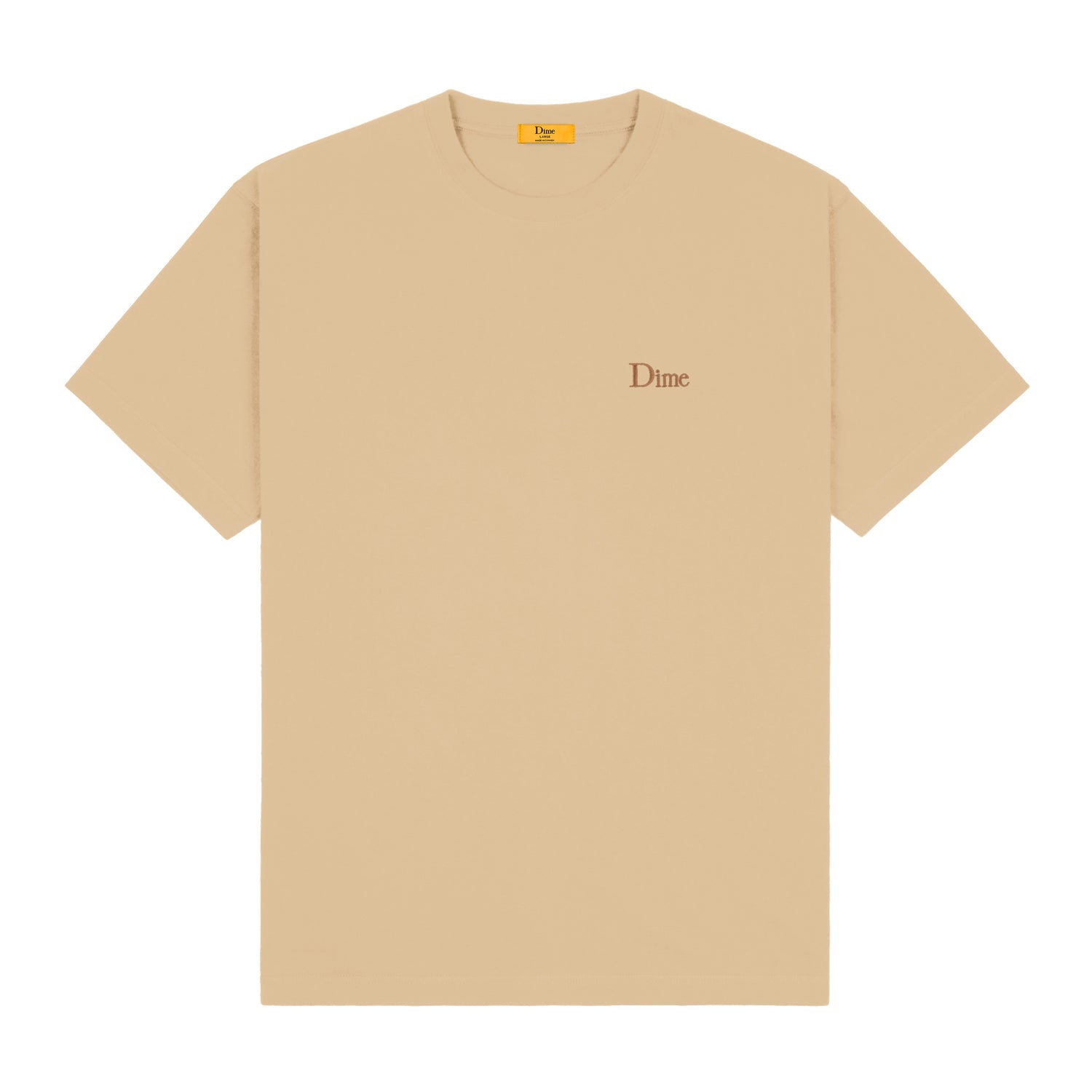 Classic Small Logo Tee, Tan