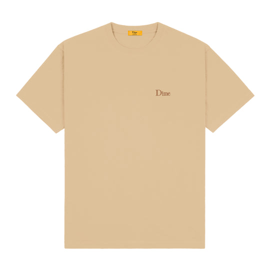 Classic Small Logo Tee, Tan