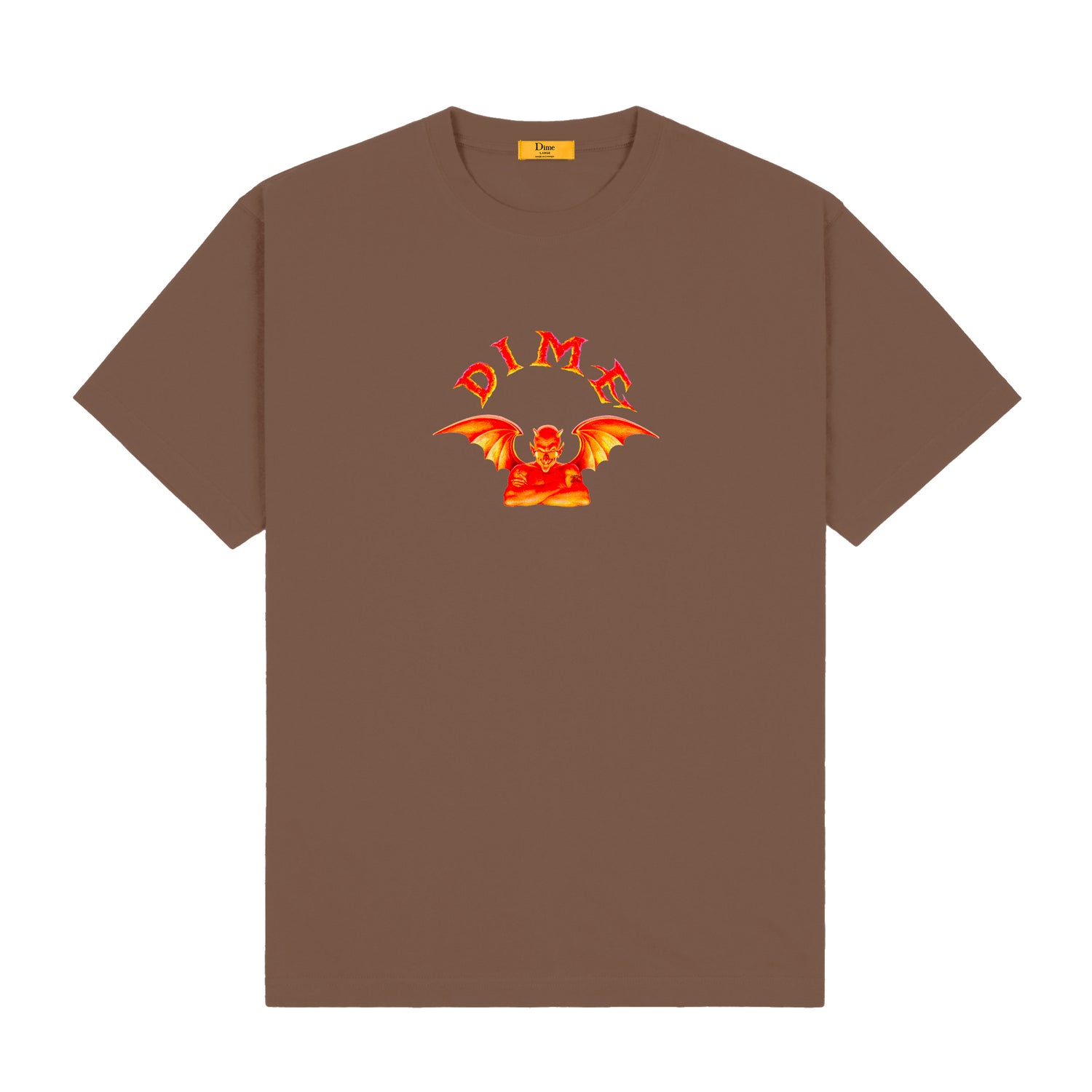 Devil T-Shirt, Dark Brown