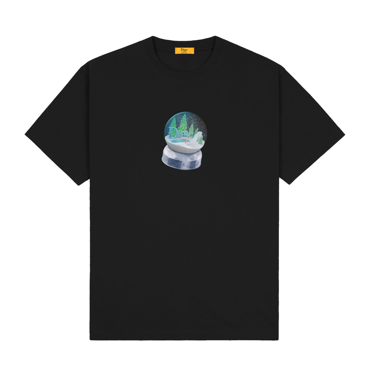 Snow Globe Tee, Black