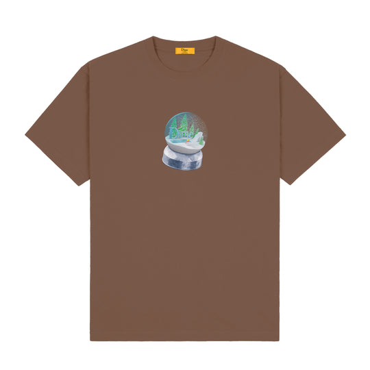 Snow Globe Tee, Dark Brown