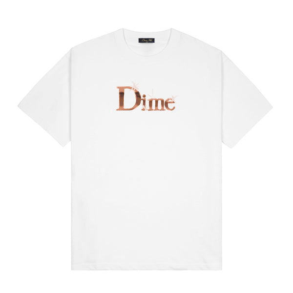 Dime Classic Shiny Tee, White