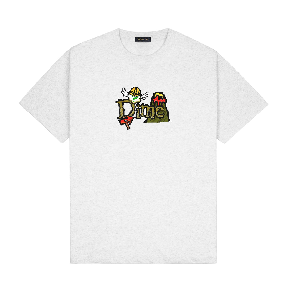 Classic Fuzzy Tee, Ash