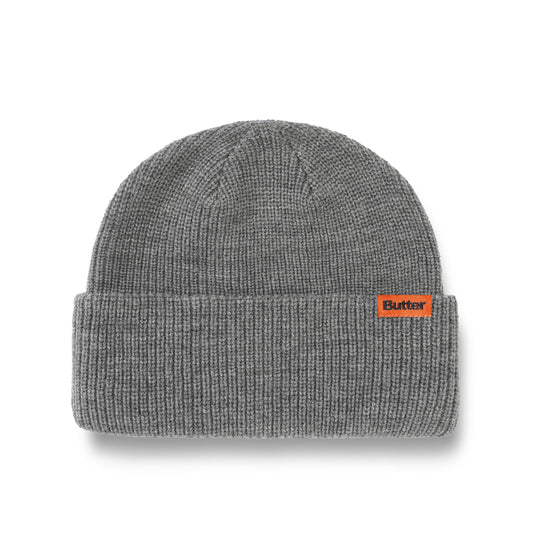 Tall Wharfie Beanie, Charcoal Marle