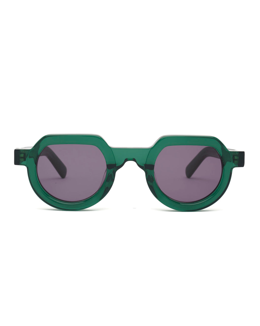 Tani Sunglasses, Green Glitter