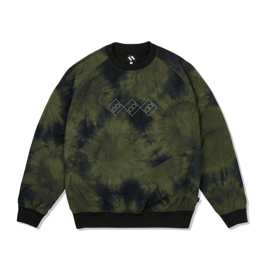 TTT Tech Sports Crew, Black / Olive Marble