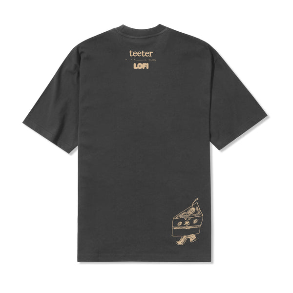 Lo-Fi Teeter Tee, Charcoal