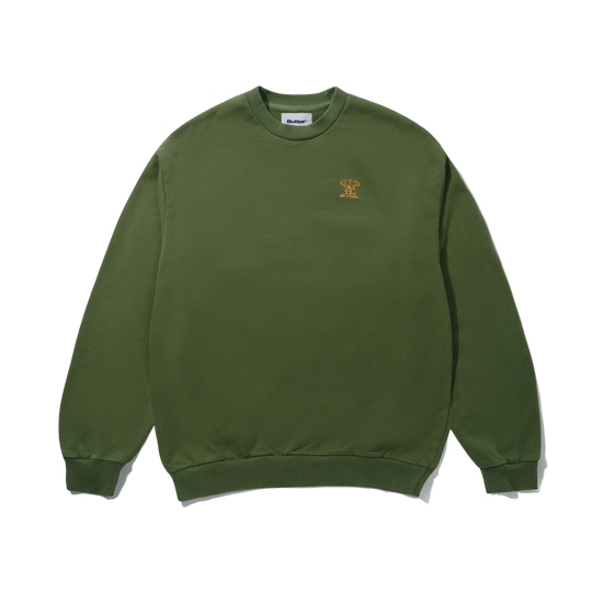 Terrain Basic Crewneck, Washed Moss